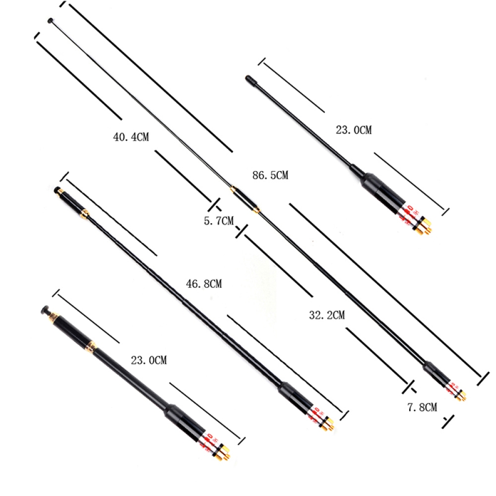 AL-800 ANTENNA extra length and high gain foldable