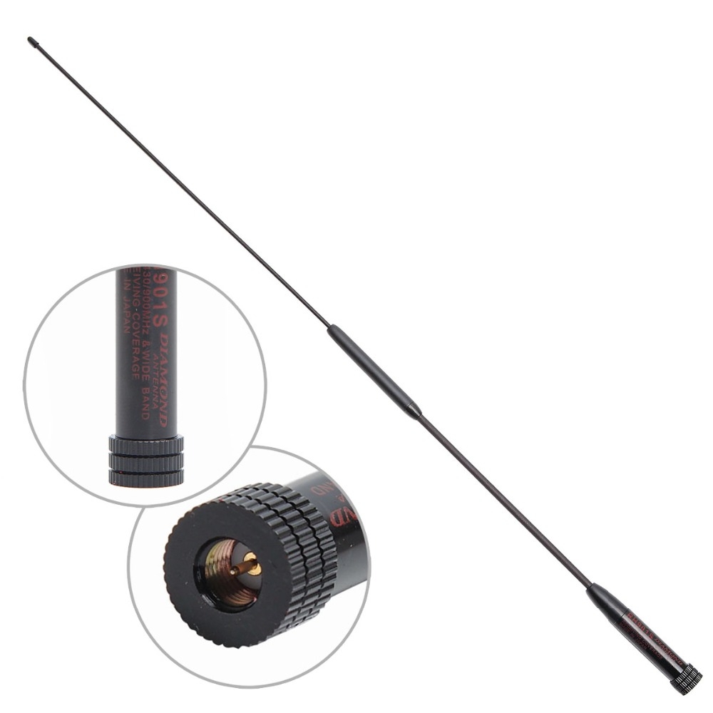 RH901S SMA-Male Dual Band 144430MHz wide Band Antenna For walkie talkies