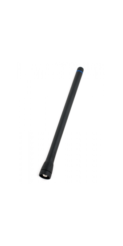 radio antenna FA-SC25V  Flexible antenna for 136-155MHz VHF (Blue tip).