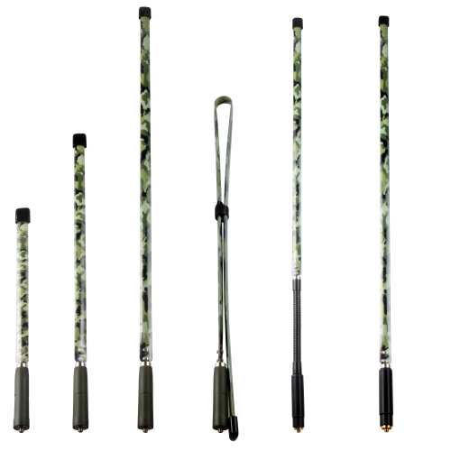 Foldable Antenna CS Tactical Antenna camouflage color SMA-Female Dual Band VHF UHF 144/430Mhz