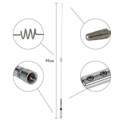 Dual Band 144/430MHZ Antenna NL-770H Less 1.5 vhf/uhf 3.0/5.5dBi 150W Connector PL-259