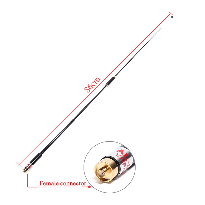 AL-800 Telescopic Dual Band 144/430MHz SMA-Female Antenna AL800 handheld radio stations